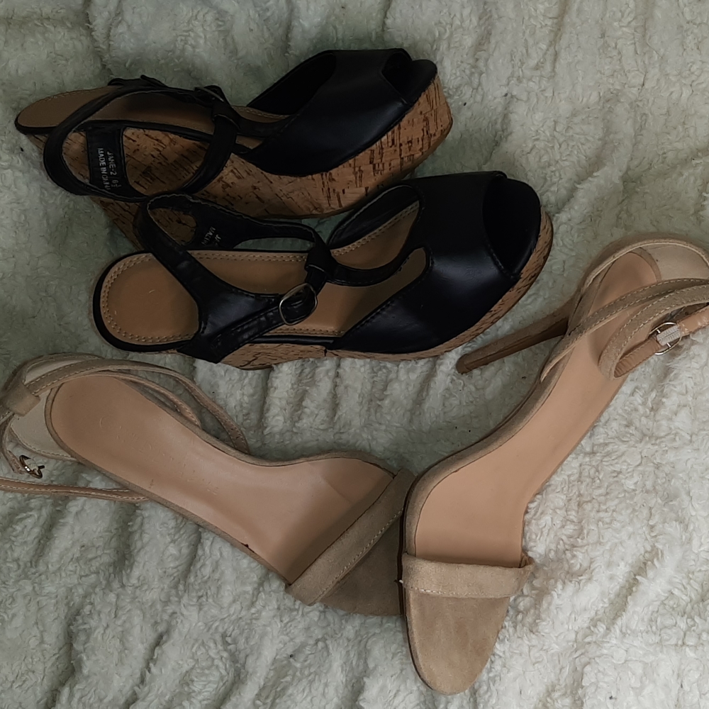 Worn heels and wedges